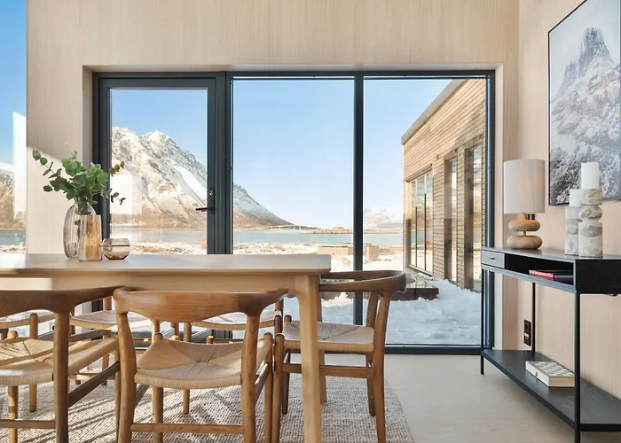 Сasa de vacaciones Lyngvaer Sunset - Jacuzzi & Sauna - No 20 Lyngværet