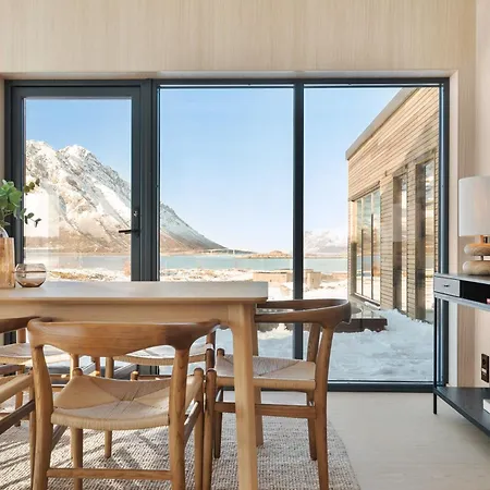 度假居 Lyngvaer Sunset Lodge - Jacuzzi & Sauna - No 20 Lyngværet